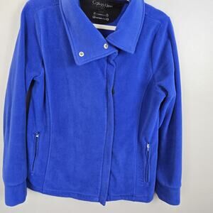 Calvin Klein Performance Quick Dry Cell Phone Pocket LARGE Women's Gorpcore Blue